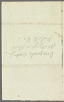 Jane Alice Sargent to "My dear Madam," autograph letter signed