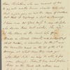 R. Banks to Miss Porter, autograph letter signed