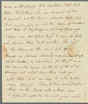 R. Banks to Miss Porter, autograph letter signed