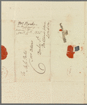 R. Banks to Miss Porter, autograph letter signed