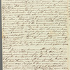 Margaret Urquhart to Miss Porter, autograph letter signed