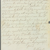 C. Nugent to Miss Porter, autograph letter signed