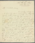 Olivia Etherington to Jane Porter, autograph letter signed