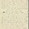 Olivia Etherington to Jane Porter, autograph letter signed