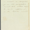 Alexander Urquhart to Miss Porter, autograph letter signed
