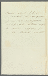 Alexander Urquhart to Miss Porter, autograph letter signed