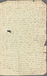 Olivia Etherington to Jane Porter, autograph letter signed