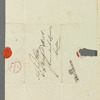George Essell to Jane Porter, autograph letter signed