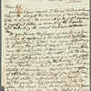 Jane Porter to George Essell, autograph letter signed (copy)