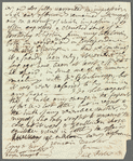 Jane Porter to George Essell, autograph letter signed (copy)