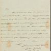 George Essell to Alexander Urquhart, autograph letter signed