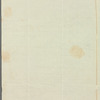 George Essell to Jane Porter, autograph letter signed