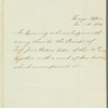 George Canning to Jane Porter, autograph letter third person