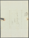 Unidentified sender to Jane Porter, letter cover (empty)