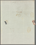 Dixon Denham to Miss Porter, letter cover (empty)