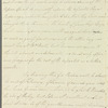 Saith Satoore to Jane Porter, autograph letter signed
