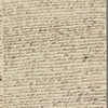 Margaret Urquhart to Miss Porter, autograph letter signed