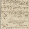 Margaret Urquhart to Miss Porter, autograph letter signed