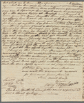 Margaret Urquhart to Miss Porter, autograph letter signed