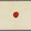 Baron Maltzahn to Miss Porter, autograph letter third person