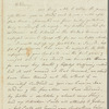 J. Wilmington Fleming to Jane Porter, autograph letter signed