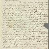 Elizabeth Isabella Spence to Miss Porter, autograph letter signed
