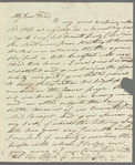 Elizabeth Isabella Spence to Miss Porter, autograph letter signed