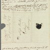 Elizabeth Isabella Spence to Miss Porter, autograph letter signed