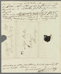 Elizabeth Isabella Spence to Miss Porter, autograph letter signed