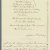 George Bomeester, epitaph transcription + note signed
