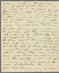 Olivia Etherington to Jane Porter, autograph letter signed