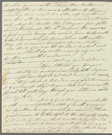 Millecent Thomas to Miss Porter, autograph letter signed