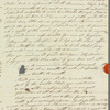 Millecent Thomas to Miss Porter, autograph letter signed