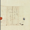 Millecent Thomas to Miss Porter, autograph letter signed