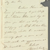 [G. Benk---?] to Yakov Ivanovich Smirnov, autograph letter signed