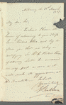[G. Benk---?] to Yakov Ivanovich Smirnov, autograph letter signed