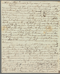 Thomas Nugent to Porter family, autograph letter signed
