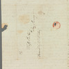 Thomas Nugent to Porter family, autograph letter signed