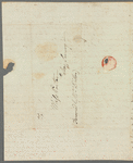 Thomas Nugent to Porter family, autograph letter signed
