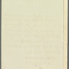 Baron Maltzahn to Miss Porter, autograph letter third person