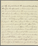 Saith Satoore to Jane Porter, autograph letter signed
