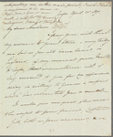 Alexander George Woodford to Jane Porter, autograph letter signed