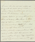 Alexander George Woodford to Jane Porter, autograph letter signed