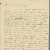Olivia Etherington to Jane Porter, autograph letter signed