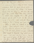 Chauncy Hare Townshend to Jane Porter, autograph letter signed