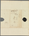 Chauncy Hare Townshend to Jane Porter, autograph letter signed