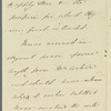 Alaric Alexander Watts to Jane Porter, autograph letter signed