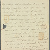 Alaric Alexander Watts to Jane Porter, autograph letter signed