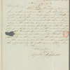 T. W. Wilson to Miss Porter, autograph letter signed