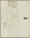 T. W. Wilson to Miss Porter, autograph letter signed